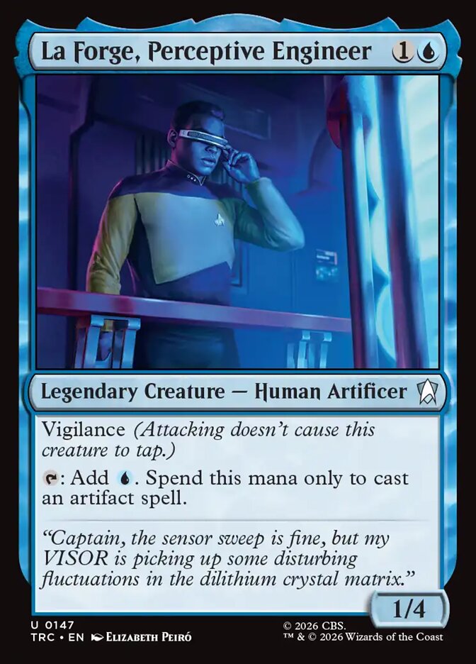 La Forge, Perceptive Engineer